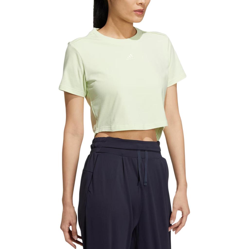 adidas Regular T Shirt Women's Lime Green HR2589