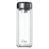 HEENOOR 390ML Double-Wall Glass Tea Infuser Bottle