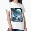 Alien Is Riding Chopper Classic T-Shirt
