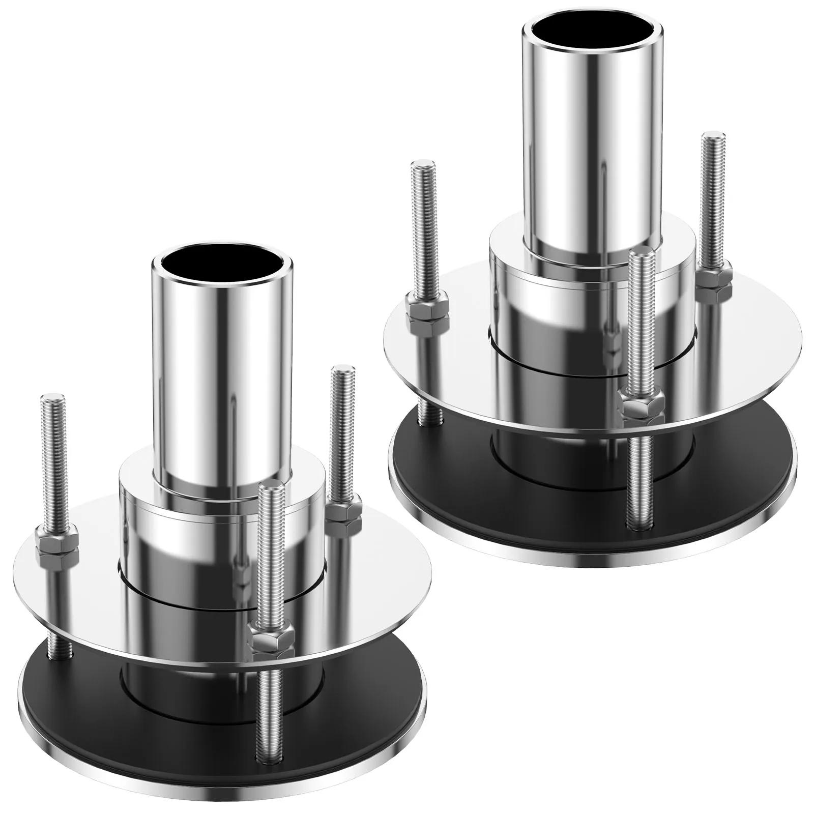 

Stainless Steel Straight Thru Hull Exhaust Skin Fit for 24mm Inner Diameter Hose Tube Pipe Socket Hardware with Screws Big Gaske