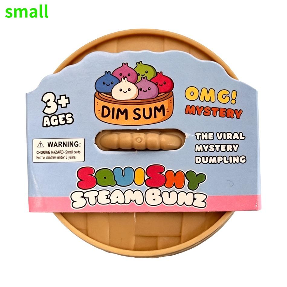 Hot Glitter Dumpling Squishy Maltose Series With Box Dumplings Sensory Squeeze Toy For Stress Relief Random Color