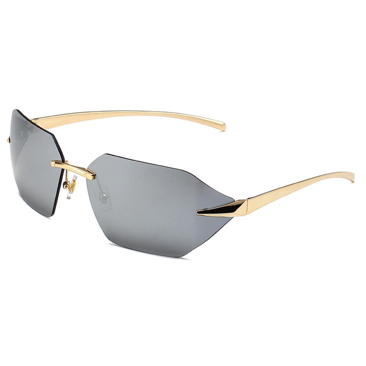 

Piece Advanced Sense of Luxury Men s Sunglasses Fashion Curved Lens Sunglasses Sunglass білий