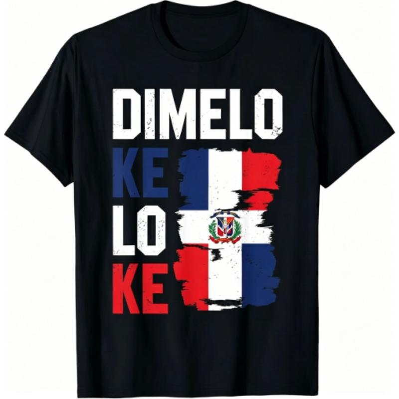 Fashion Letter Flag Pattern Print Men s T-shirt Summer Men s and Women s Casual Fashion Tops Men s Short Sleeve T-shirt Oversize Clothing XXS