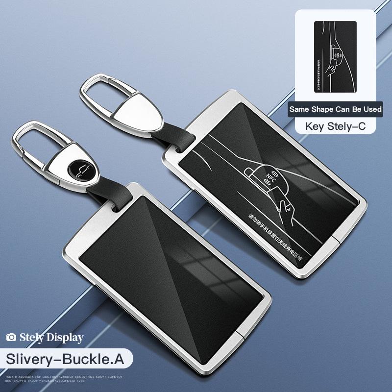 BYD Key Case for Tang DM/MAX/Song Pro/Qin PLUS/Yuan Cars - Full Wrap Shell Buckle