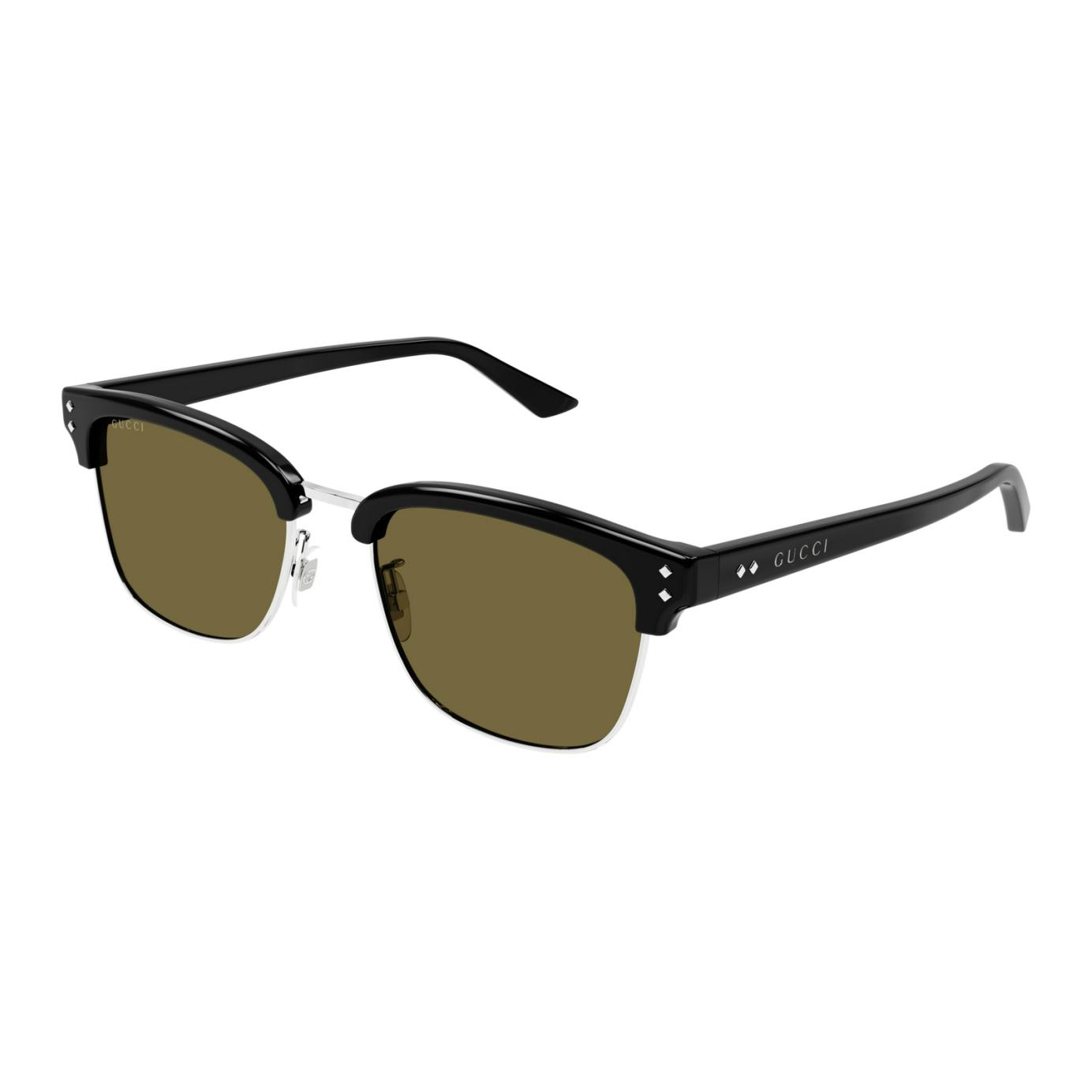 

Gucci Classic Full Frame Square Sunglasses Men sunglasses Black GG1897SK Dust Bag+Eyeglass Case (Random Color),54,Black