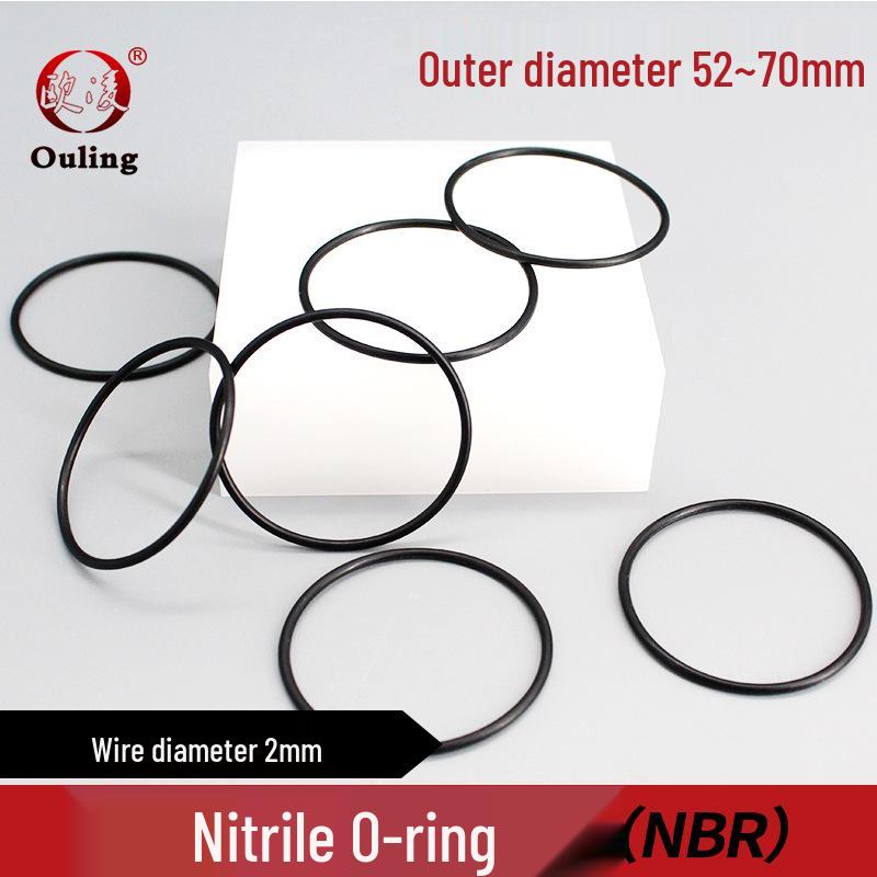 Oil-Resistant Nitrile O-Ring Seal: 52-70*2mm