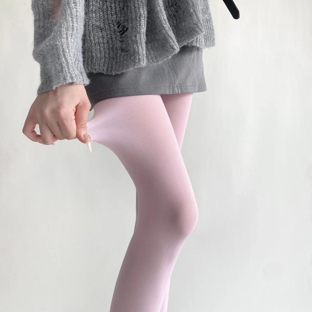 Candy Colors Women Tights Y2K Girls Velvet Thigh High Stockings Pantyhose Women Sexy Lingerie Hosiery Body Stockings Leggings
