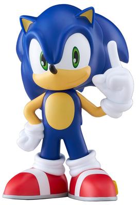 Bellfine SoftB Half Sonic the Approximately 150mm PVC Finished BF182 Hedgehog, Tall, Non-scale Pre-painted Figure,