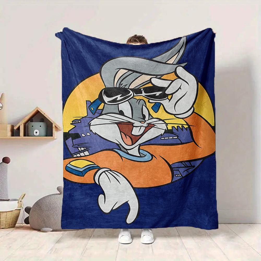 1pc Flannel Blanket, Soft Skin Friendly with Digital Printing, Various Sizes Available for Family, Friends, Birthday