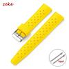Cinturino per Orologio in Silicone Tropicale con Rilascio Rapido 20mm 22mm per Oris per Seiko per Citizen Cinturino da Polso in Gomma Cinturino per Smartwatch