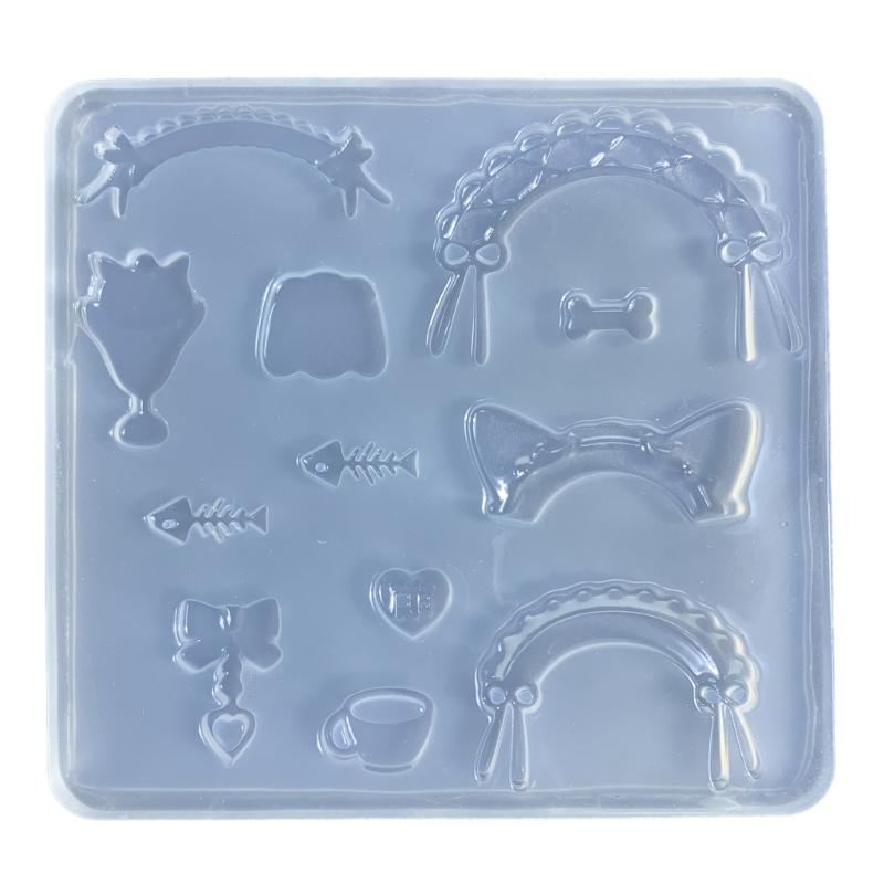Maid Cosplay Resin Mold Jewelry Fillings Resin Silicone Mold Jewelry Tools Nail Art Craft