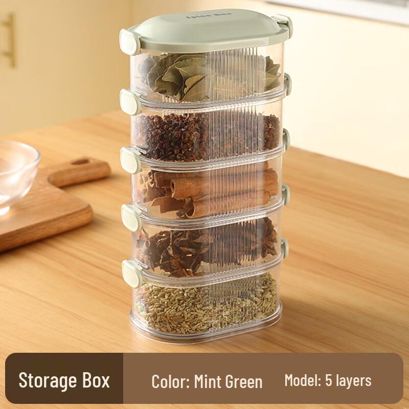 Xuanyong 5-Layer Spice Storage Box (Set of 2)