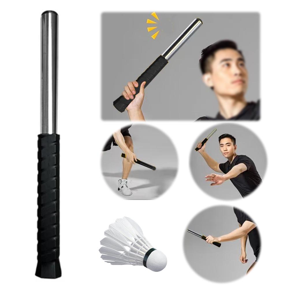 

Badminton Swing Trainer Non-Slip Power Whipping Auxiliary Trainer Wrist Force Trainer for Indoor Game Batting Racket Tools CN