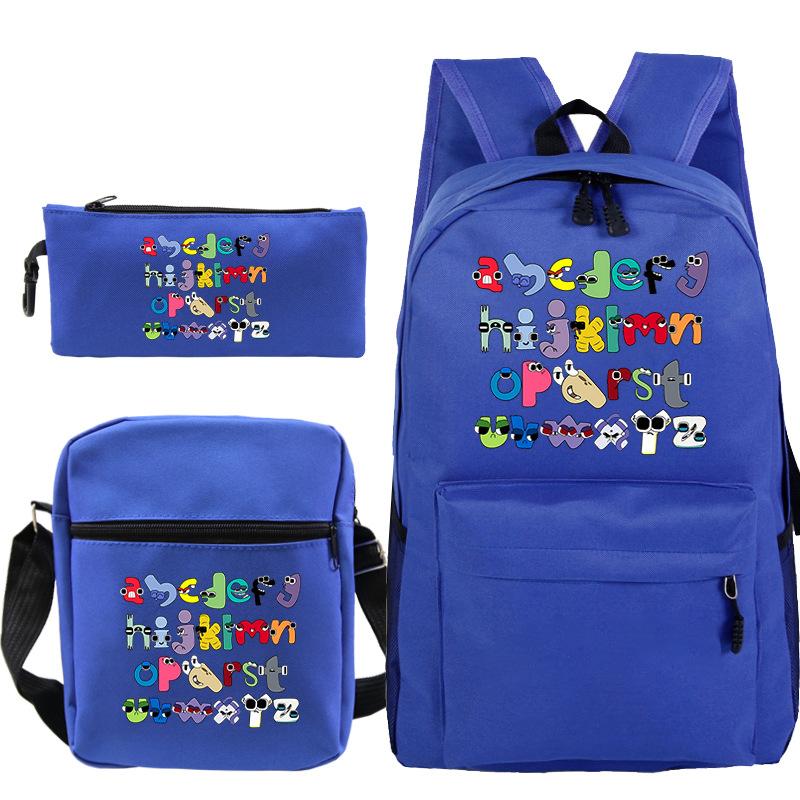 Game Alphabet Lore Alphabet Legend School Bag Backpack Shoulder Bag Pencil Case