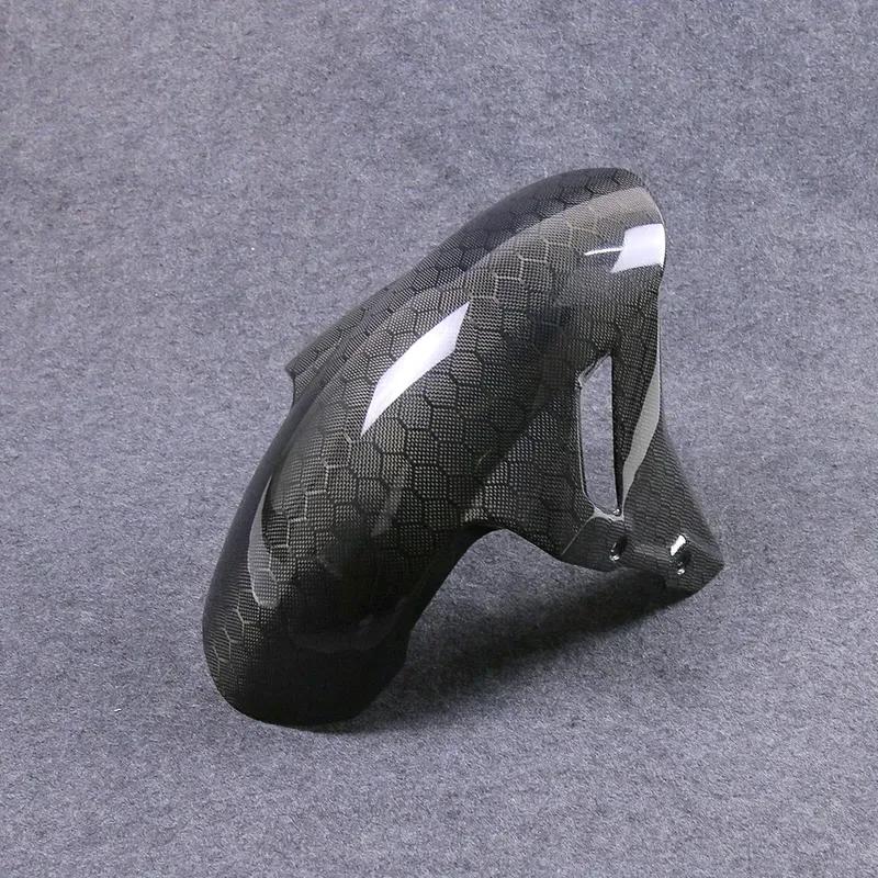 2024 For BMW F900R F900XR S1000XR S1000R S1000RR 2015- - 2023  Real Pure Dry Carbon Fiber Motorcycle Front Fender Mudguard Guard