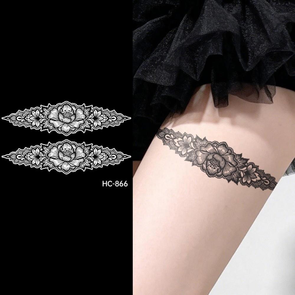 Fake Henna Temporary Tattoo Stickers Water Transfer Decals Body Art Sticker  Finger Hand Legs Arm
