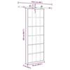 VidaXL Porte coulissante avec kit de quincaillerie 76x205 cm Verre ESG, porte coulissante sur rail, porte coulissante 3332851
