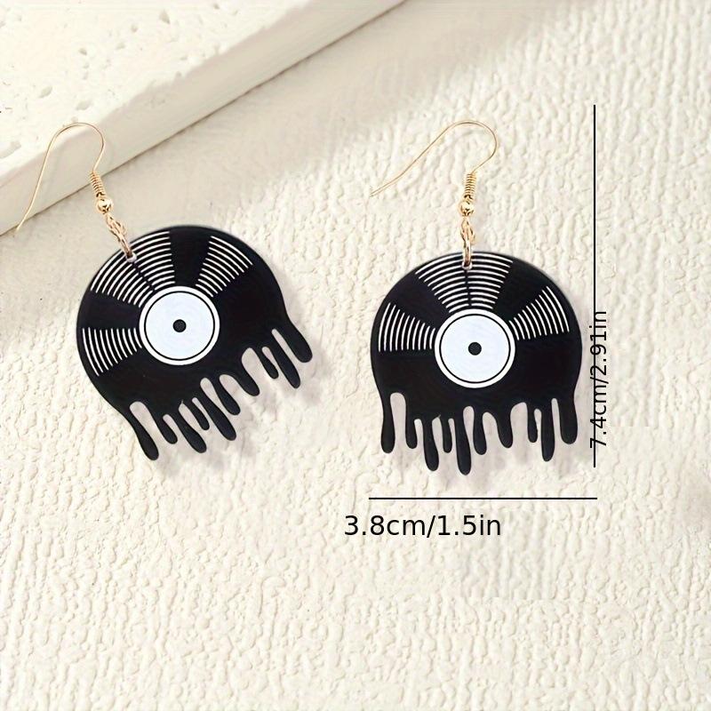 New Hot Sale Vinyl Music Festival Earrings Earrings Pendant Accessories