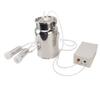 Electric Milker Cow Milking Machine Vacuum Pulsation Silicone Hose Stainless Steel Basket Auto Milker for Cattles