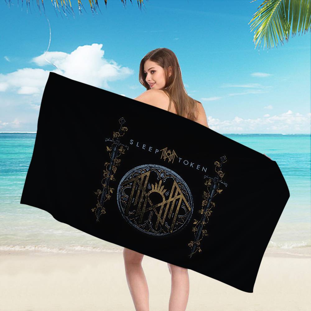 Beliebte Band S-Sleep T-Token Strandtuch Bunte Badetücher für Mädchen Mikrofaser Schnelltrocknend Sandfrei Strand Yoga Fitnessstudio Pool