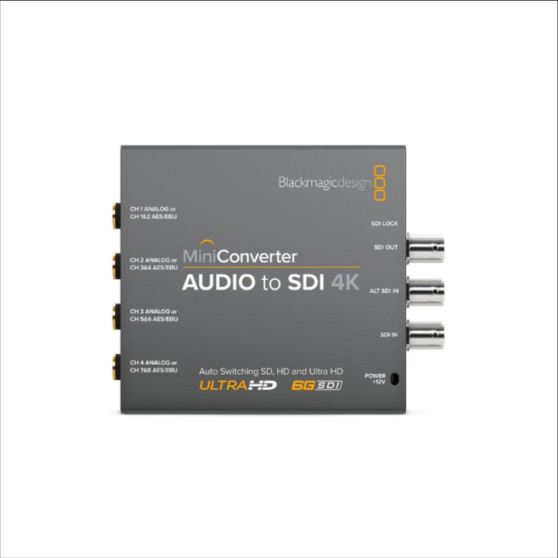 

Blackmagic Design Mini Converter Audio to SDI 4K
