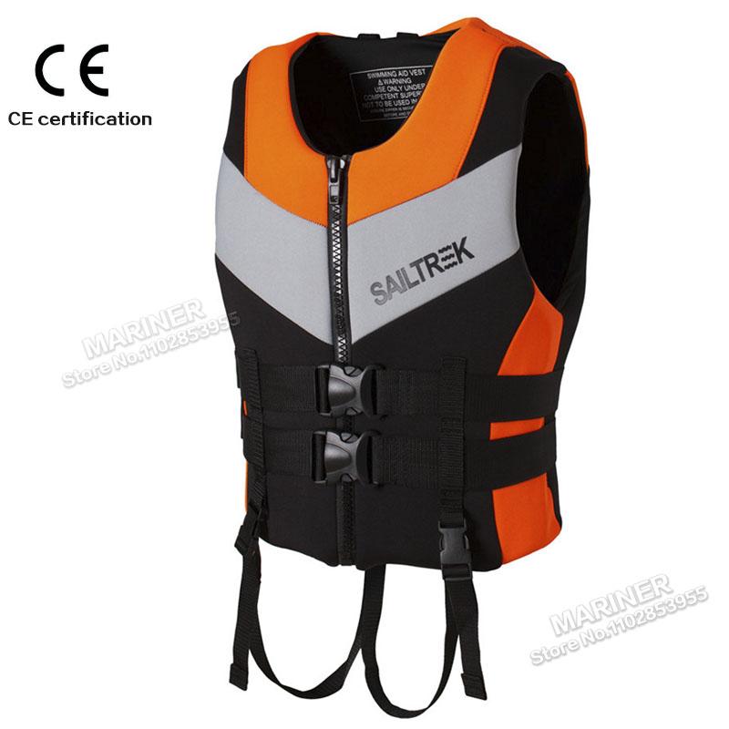 

Рятувальний жилет Wakesurf Comp Vest, сертифікований CE, неопреновий рятувальний жилет для вейк-серфінгу, але чудово підходить для всіх інших водних видів спорту L (Weight-55-65 KG)