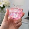 Soft Clear Jelly Squishy Ball Blue Maltose Squishy Toy Ball Quick-rebound Squeeze Toy  Office