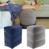 Inflatable Foot Rest Pillow with Pump 3 Layers Portable Adjustable Height Adults Kids Car Train