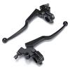 Set manete de ambreiaj frana fata din aliaj de aluminiu pentru motocicleta dreapta stanga pentru maneta de ambreiaj de frana de schimb pentru Honda CG 125