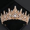 Gold Crystal Tiaras and Crowns Headband Rhinestone Prom Diadem Crown Bridal Wedding Hair Accessories Jewelry Crown Tiara Gift