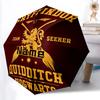 1pc Gryffindor Harry Potter Custom Name Automatic Folding Umbrella, Durable Plastic & Iron, Lightweight for Outdoor Daily Use  S1230002