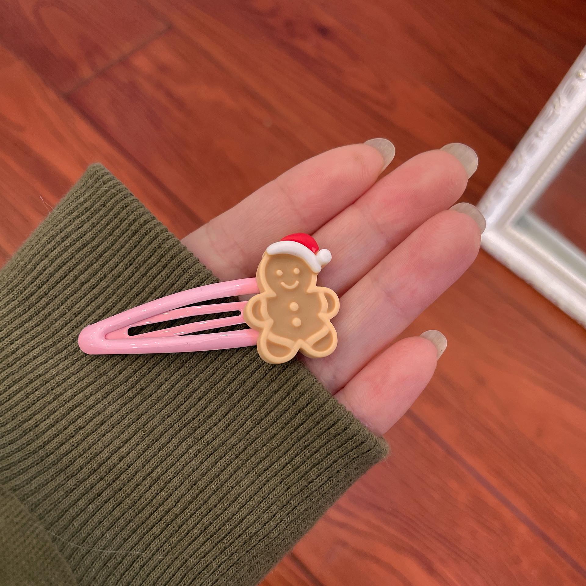 

Santa Claus Hair Clip - Cute Christmas Hairpin for Kids & Women