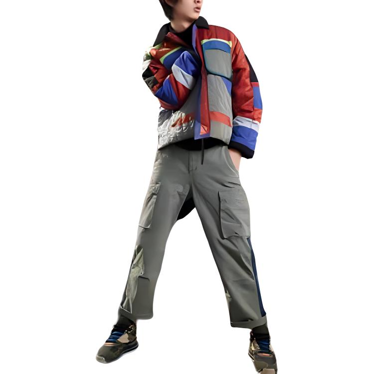 Li Ning Loose Short Warm Cotton Jacket Men Outerwear Mixed-Colors AJMP041-1