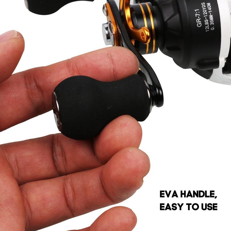 Fishing Reel 9+1 BB Bass Fishing Reel Baitcasting Reel Magnetic Brake System Fishing Line Wheel