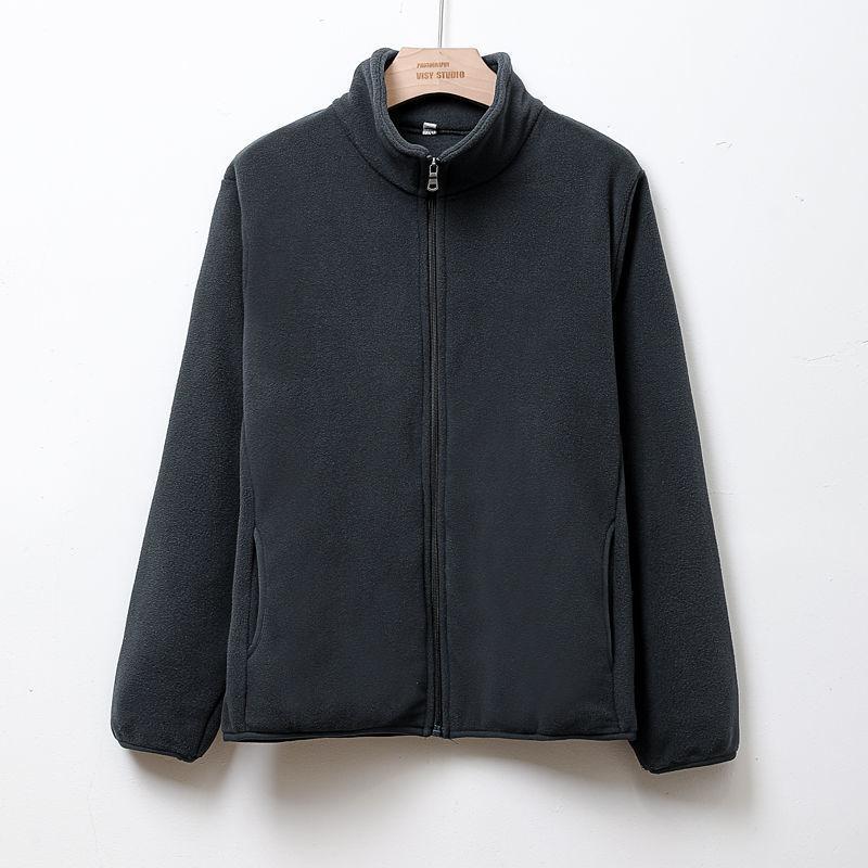 Polar Fleece Coat Women Thick Autumn and Winter Joker Korean Version of Fleece Cardigan Couple Sweater Women