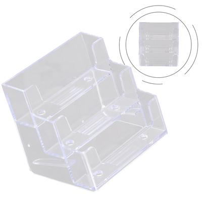 Soporte para Tarjetas de Visita de Herramientas Caballetes de Exhibición Transparentes