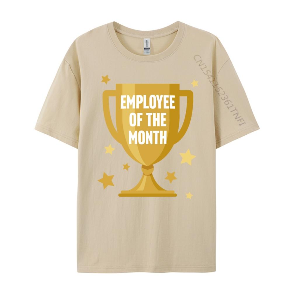 Employee Of The Month Black Graphic Tees Vintage T Shirts T Shirt for Men EU SIZE Casual