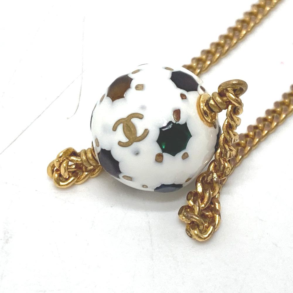 CHANEL 98P CC Mark Soccer Accessories Bracelet Metal Gold