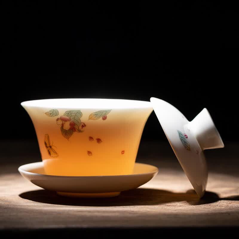 Youluo Ceramic Gaiwan Tea Cup