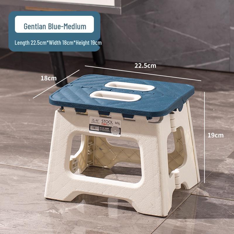 Children's Thickened Portable Folding Stool for Indoor/Outdoor Camping.