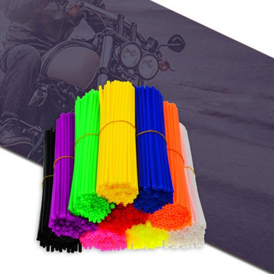 36Pcs Bike Motorcycle Wheel Spoke Wraps Rim Skin Cover Guard Motocross Kits
