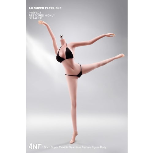 Toys & Hobbies TOYBARJAPAN 1/6 Scale Action Figure ANT YCL001, Pre-painted, Ultra-Flexible Seamless Body, No Clothes, Female Body (PALE Pearl White Sk