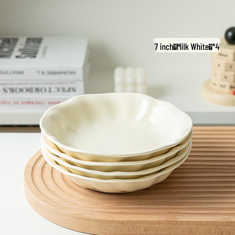 Wuhe Underglaze Ceramic Deep Dinner Plates