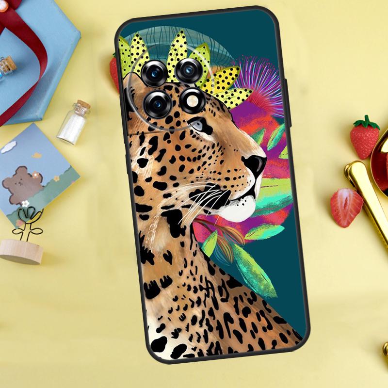 

Classic Leopard Tiger Case For OnePlus 13R 12R 13T 15 13 12 11 10 9 10R 10T 8T Nord 5 CE 4 2 3 Lite N20 N30 Cover OnePlus 12R