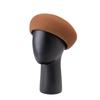 Wool Felt Blocked Beret Autumn Winter Elegance Women Kids Child Bread Pumpkin Beret Hat Men Ladies Leisure Painter Hat Fashion