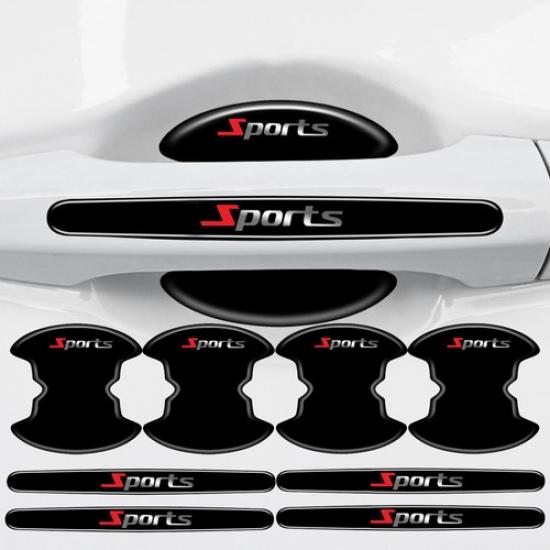 8Pieces Car Door Handle Bowl Anti Scratch Protector Sticker Auto Accessories