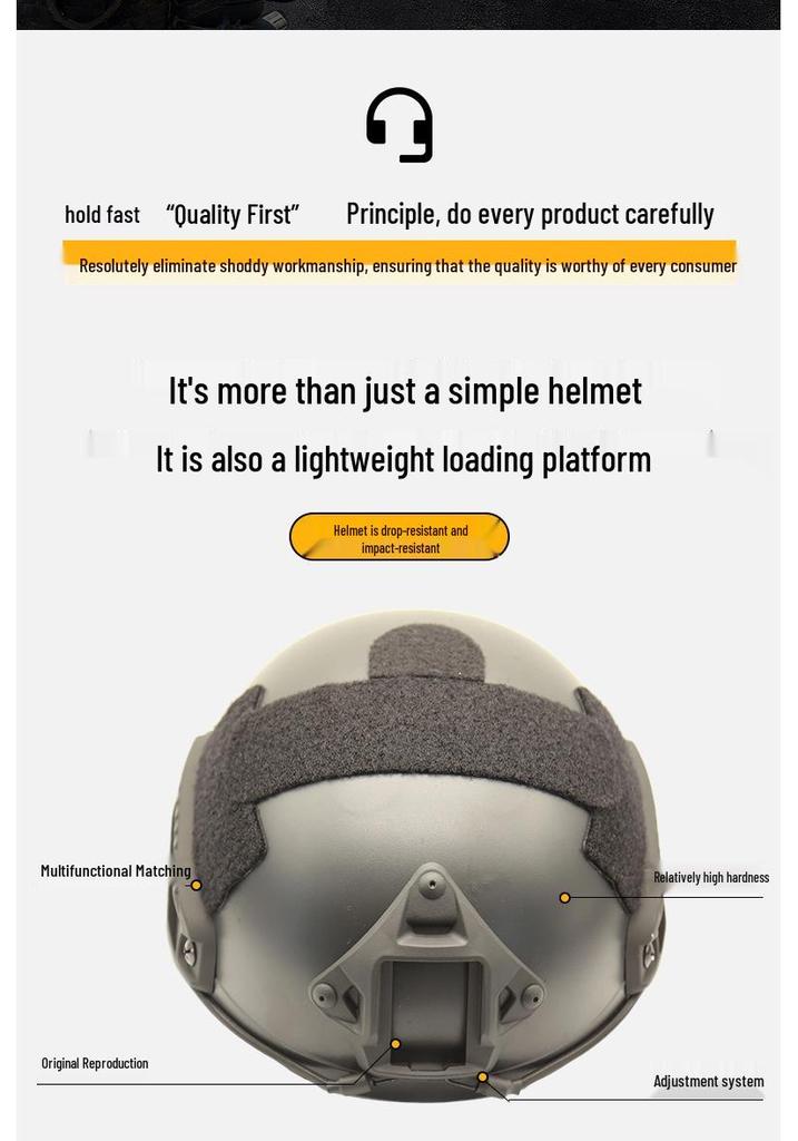 FAST Tactical Helmet for Outdoor Cycling & CS Training