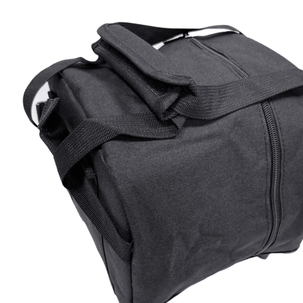 Compacts Single Ball Bowling Bag Padded Interior Adjustable Carrying Handle Front Meshes Organizers
