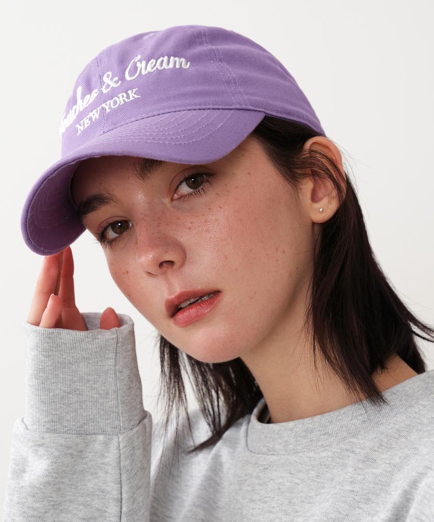 Bichiseuaenkeulim New York Ball Cap-Light Purple