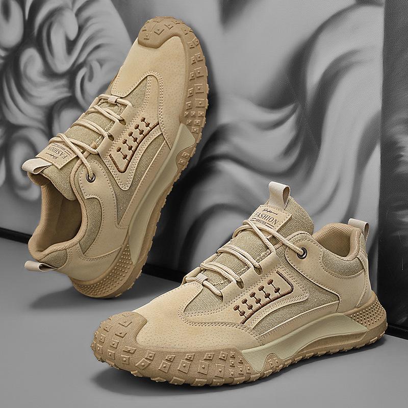 2025 Autumn New Men's Shoes Outdoor Mesh Thin Men's Shoes Men's Soft-soled Casual Shoes Daily Casual Trend Shoes